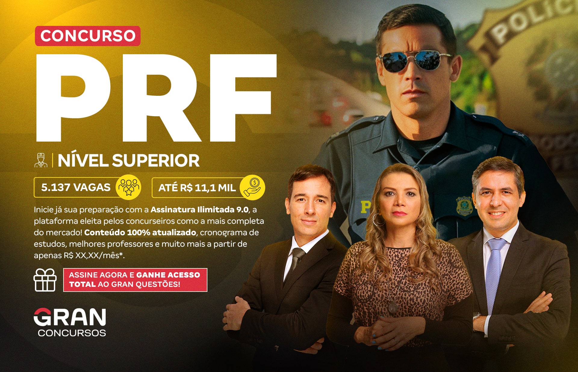 Concurso para Polícia Rodoviária Federal
