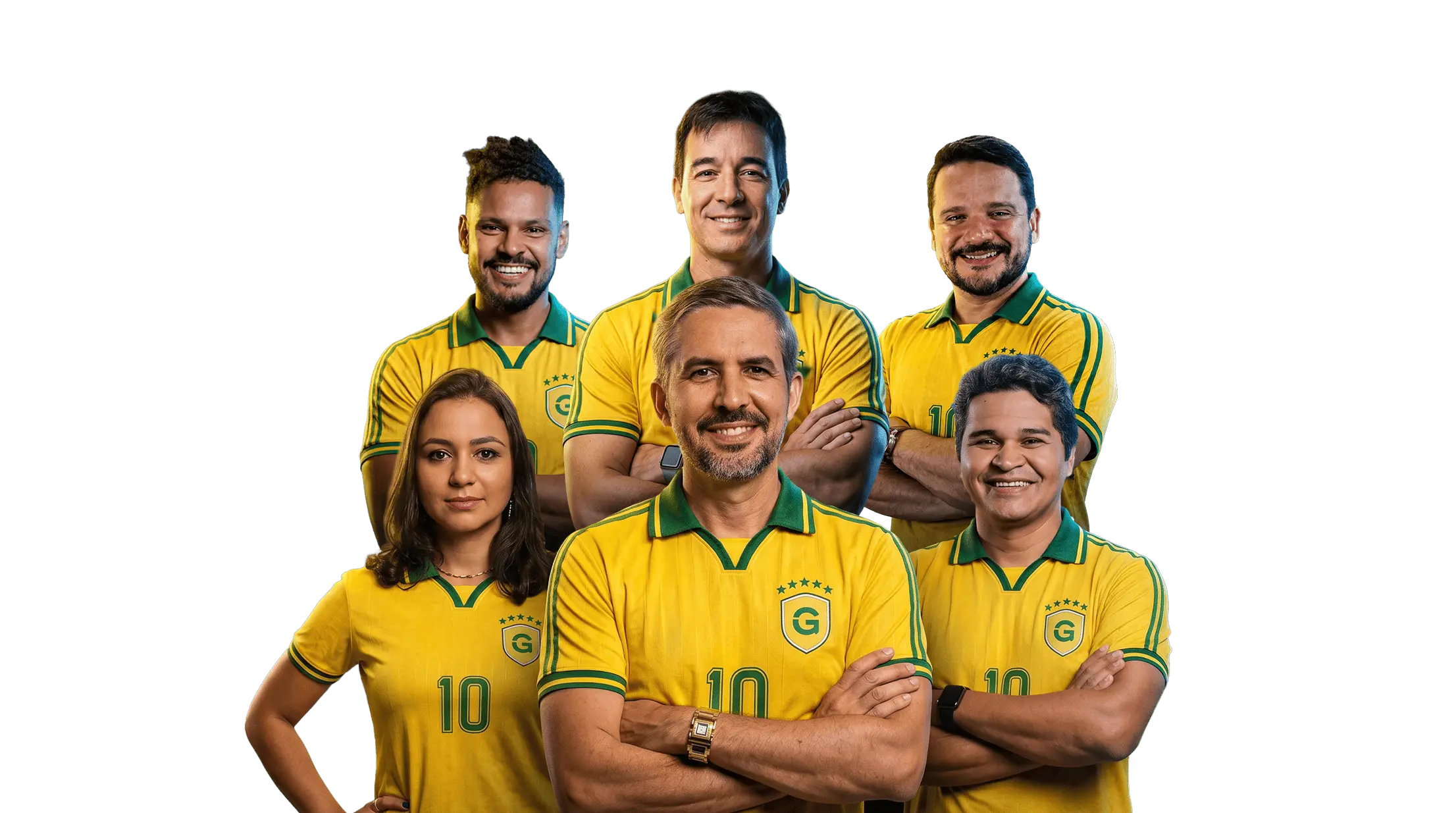 Érico Palazzo • Natale Souza • Vandré Amorim • Anderson Ferreira • Aragonê Fernandes • Beto Fernandes • Carlinhos Costa